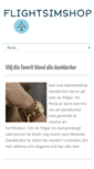 Mobile Screenshot of flightsimshop.se
