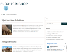 Tablet Screenshot of flightsimshop.se
